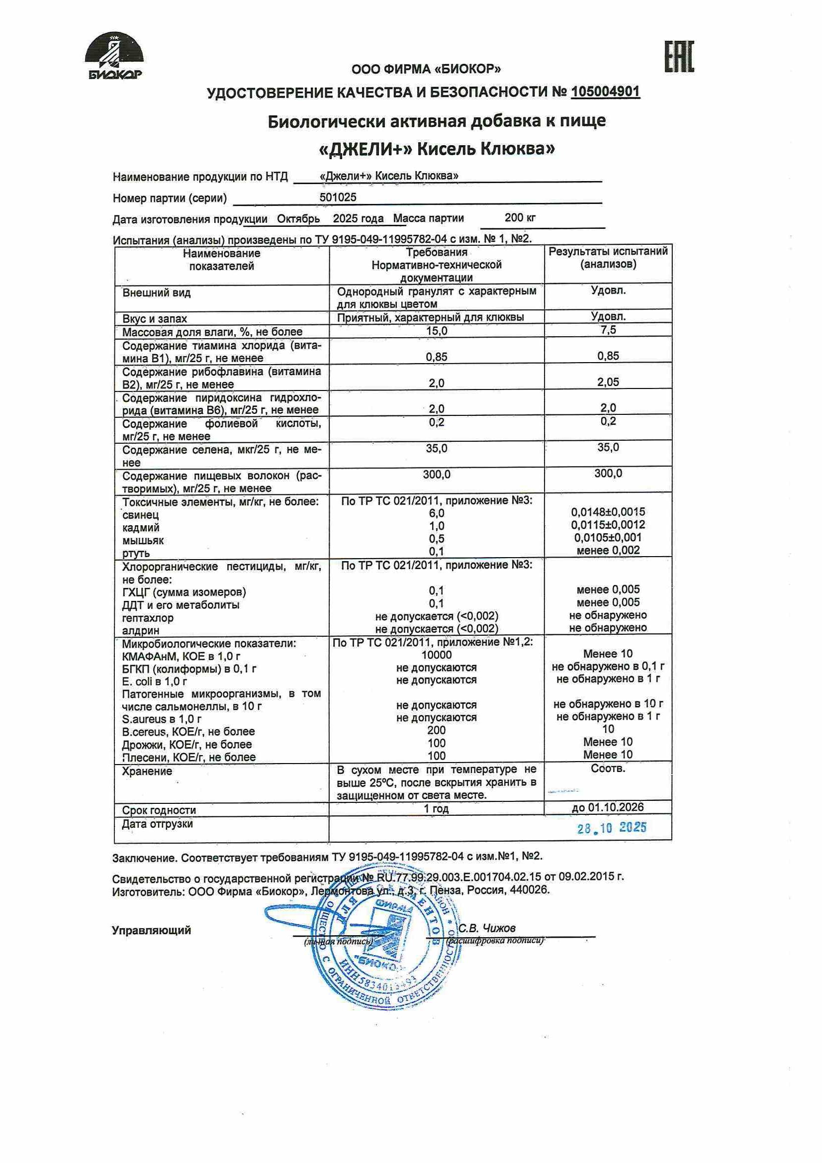 Паспорт №102025